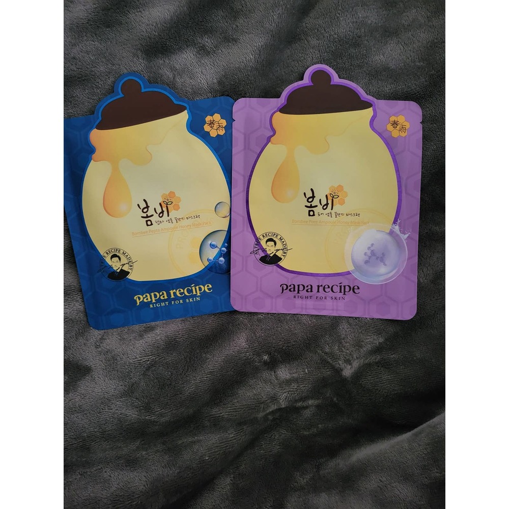 Papa Recipe Bombee Pepta & Pore Ampoule Honey Mask Duo